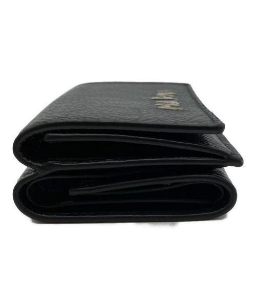 MARNI（マルニ）MARNI (マルニ) ミルドカーフレザー 3つ折り財布 ブラックの古着・服飾アイテム