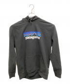 Patagoniaパタゴニア）の古着「プリント プルオーバーパーカー」｜ブラック