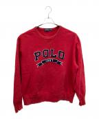 POLO RALPH LAURENポロ・ラルフローレン）の古着「スウェット」｜レッド
