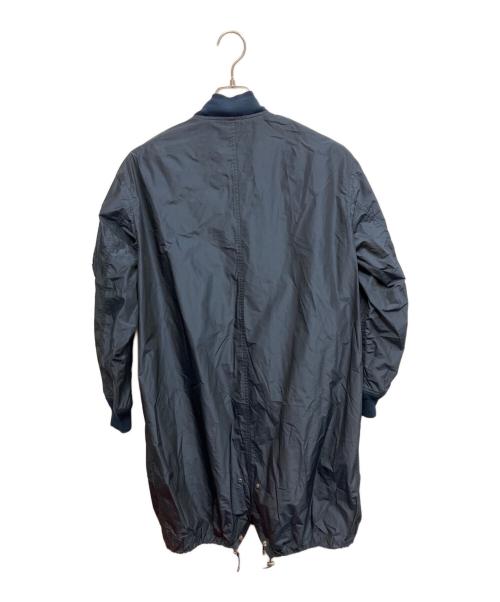 JOHN LAWRENCE SULLIVAN（ジョン ローレンス サリバン）JOHN LAWRENCE SULLIVAN (ジョン ローレンス サリバン) MA-1ロングコート ネイビー サイズ:Freeの古着・服飾アイテム