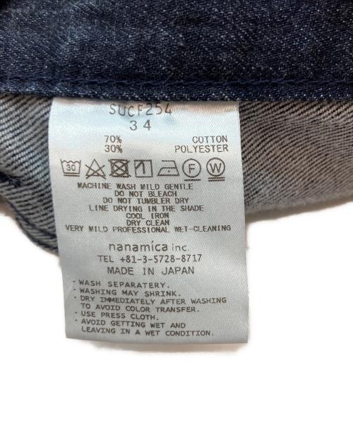nanamica（ナナミカ）nanamica (ナナミカ) デニムパンツ インディゴ サイズ:W34の古着・服飾アイテム