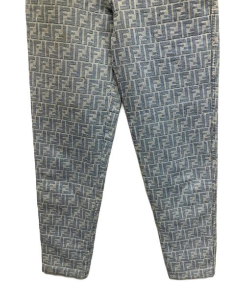 FENDI（フェンディ）FENDI (フェンディ) ズッカ デニムパンツ ブルー サイズ:W28の古着・服飾アイテム