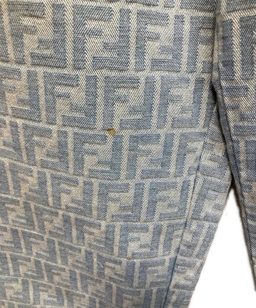 FENDI（フェンディ）FENDI (フェンディ) ズッカ デニムパンツ ブルー サイズ:W28の古着・服飾アイテム