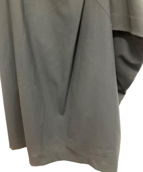 ENFOLD（エンフォルド）ENFOLD (エンフォルド) サマーウールアシンメトリー ノースリーブ・キャミソールワンピース ブラック サイズ:36の古着・服飾アイテム