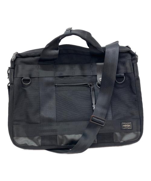 POTER（ポーター）POTER (ポーター) HEAT ヒート 2WAYショルダーバッグ ブラックの古着・服飾アイテム