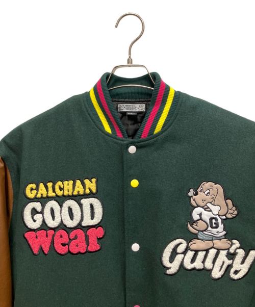 GALFY（ガルフィー）GALFY (ガルフィー) 2代目わんわん大学ジャケット グリーン サイズ:Lの古着・服飾アイテム