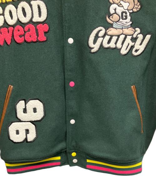 GALFY（ガルフィー）GALFY (ガルフィー) 2代目わんわん大学ジャケット グリーン サイズ:Lの古着・服飾アイテム