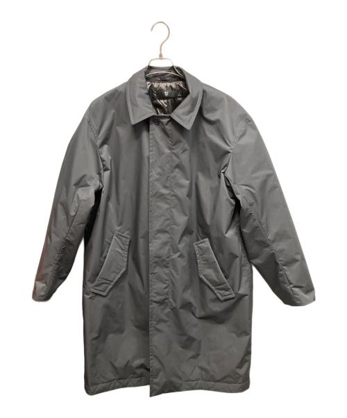 UNIQLO+J（ユニクロ プラスジェイ）UNIQLO+J (ユニクロ プラスジェイ) パテッドオーバーサイズステンカラーコート ダークグレー サイズ:Lの古着・服飾アイテム
