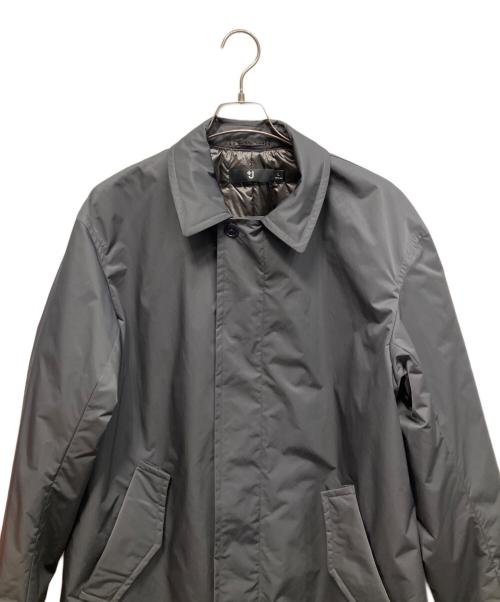 UNIQLO+J（ユニクロ プラスジェイ）UNIQLO+J (ユニクロ プラスジェイ) パテッドオーバーサイズステンカラーコート ダークグレー サイズ:Lの古着・服飾アイテム