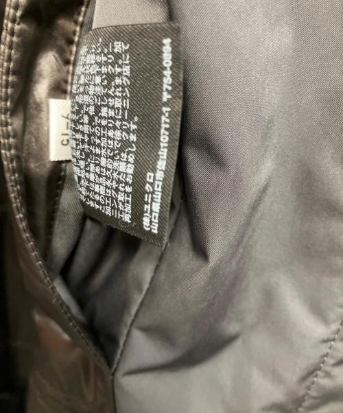 UNIQLO+J（ユニクロ プラスジェイ）UNIQLO+J (ユニクロ プラスジェイ) パテッドオーバーサイズステンカラーコート ダークグレー サイズ:Lの古着・服飾アイテム