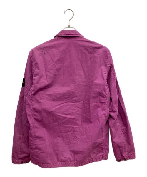 STONE ISLAND（ストーンアイランド）STONE ISLAND (ストーンアイランド) シャツジャケット パープル サイズ:Mの古着・服飾アイテム