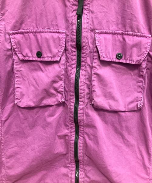 STONE ISLAND（ストーンアイランド）STONE ISLAND (ストーンアイランド) シャツジャケット パープル サイズ:Mの古着・服飾アイテム
