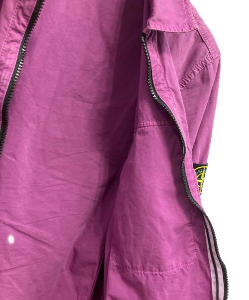 STONE ISLAND（ストーンアイランド）STONE ISLAND (ストーンアイランド) シャツジャケット パープル サイズ:Mの古着・服飾アイテム