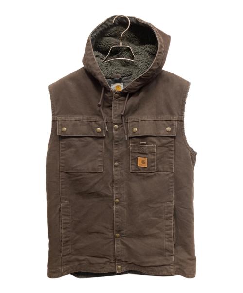 CarHartt（カーハート）CarHartt (カーハート) ダックベスト ブラウン サイズ:Mの古着・服飾アイテム
