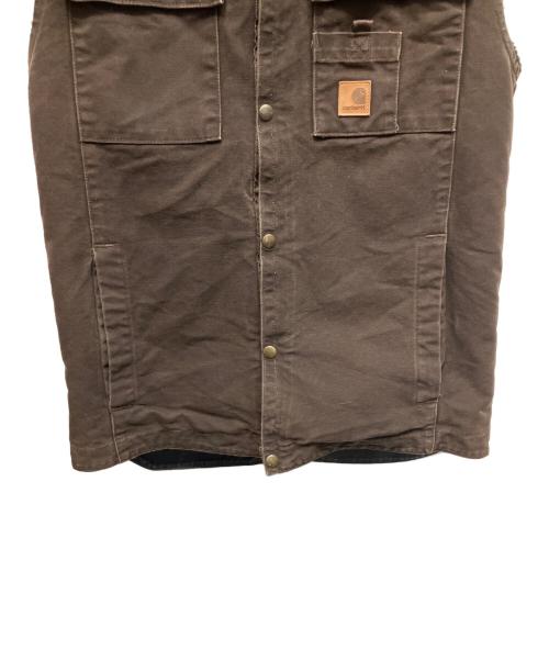 CarHartt（カーハート）CarHartt (カーハート) ダックベスト ブラウン サイズ:Mの古着・服飾アイテム