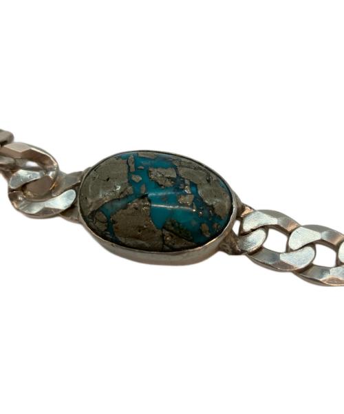 ノーブランド（ノーブランド）ノーブランド (ノーブランド) ターコイズ シルバーブレスレットの古着・服飾アイテム