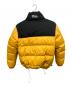 FIRST DOWN (ファーストダウン) リバーシブルダウンジャケット ブラック×イエロー サイズ:L：10000円