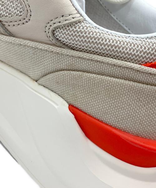 D.A.T.E.（デイト）D.A.T.E. (デイト) ローカットスニーカー ベージュ×オレンジ サイズ:25.5㎝の古着・服飾アイテム