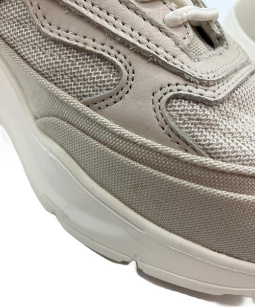 D.A.T.E.（デイト）D.A.T.E. (デイト) ローカットスニーカー ベージュ×オレンジ サイズ:25.5㎝の古着・服飾アイテム