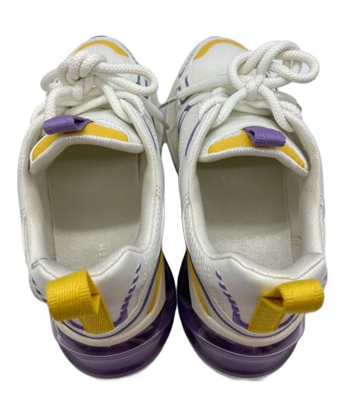 TORY BURCH（トリーバーチ）TORY BURCH (トリーバーチ) スニーカー ホワイト×イエロー サイズ:8Mの古着・服飾アイテム