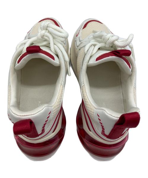 TORY BURCH（トリーバーチ）TORY BURCH (トリーバーチ) スニーカー ホワイト×レッド サイズ:25cmの古着・服飾アイテム
