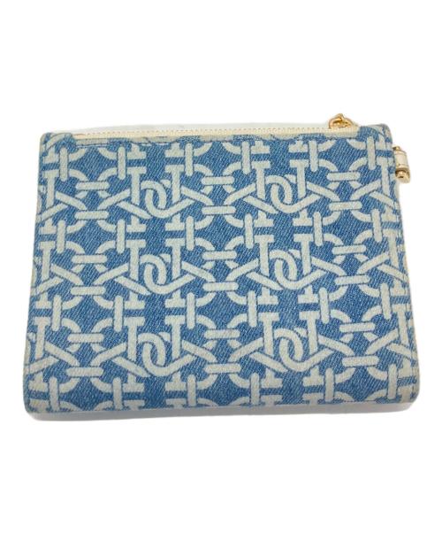 BALLY（バリー）BALLY (バリー) 2つ折り財布 スカイブルーの古着・服飾アイテム