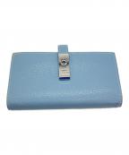 BALLYバリー）の古着「2つ折り財布」｜スカイブルー