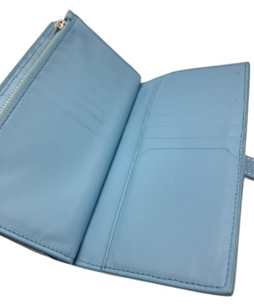 BALLY（バリー）BALLY (バリー) 2つ折り財布 スカイブルーの古着・服飾アイテム