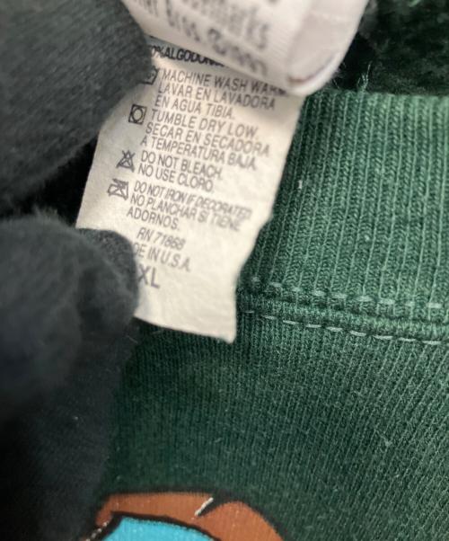 LOONEY TUNES（ルーニーチューンズ）LOONEY TUNES (ルーニーチューンズ) 90's スウェット グリーン サイズ:XLの古着・服飾アイテム