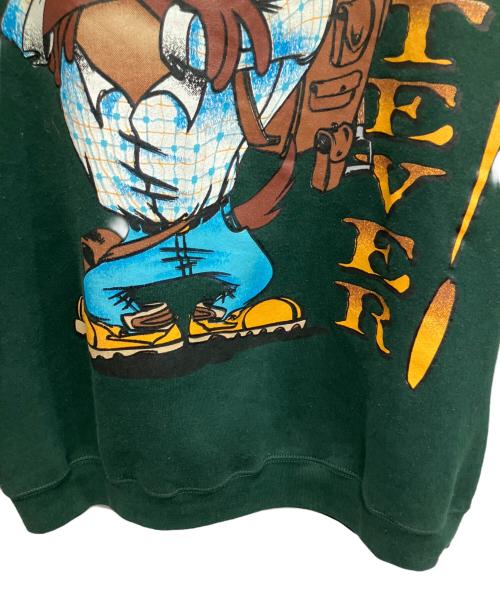LOONEY TUNES（ルーニーチューンズ）LOONEY TUNES (ルーニーチューンズ) 90's スウェット グリーン サイズ:XLの古着・服飾アイテム