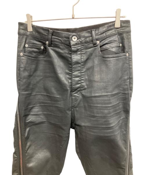 RICK OWENS（リックオウエンス）RICK OWENS (リックオウエンス) DRKSHDW (ダークシャドウ) BOLANBANANA CUT Jeans デニムパンツ ブラック サイズ:W32の古着・服飾アイテム