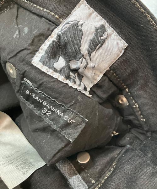 RICK OWENS（リックオウエンス）RICK OWENS (リックオウエンス) DRKSHDW (ダークシャドウ) BOLANBANANA CUT Jeans デニムパンツ ブラック サイズ:W32の古着・服飾アイテム