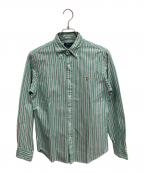 POLO RALPH LAURENポロ・ラルフローレン）の古着「ロングスリーブシャツ」｜グリーン