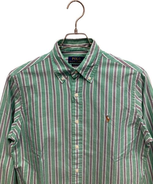 POLO RALPH LAUREN（ポロ・ラルフローレン）POLO RALPH LAUREN (ポロ・ラルフローレン) ロングスリーブシャツ グリーン サイズ:Sの古着・服飾アイテム