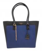 Kate Spadeケイトスペード）の古着「トートバッグ」｜ブルー×ブラック