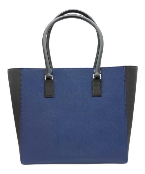 Kate Spade（ケイトスペード）Kate Spade (ケイトスペード) トートバッグ ブルー×ブラックの古着・服飾アイテム