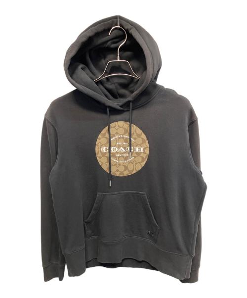 COACH（コーチ）COACH (コーチ) プルオーバーパーカー ブラック サイズ:XSの古着・服飾アイテム