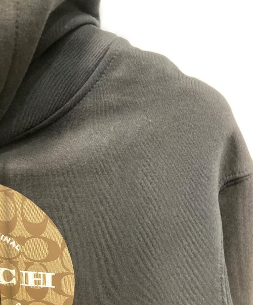 COACH（コーチ）COACH (コーチ) プルオーバーパーカー ブラック サイズ:XSの古着・服飾アイテム