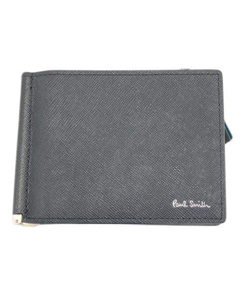 PAUL SMITH（ポールスミス）PAUL SMITH (ポールスミス) 2つ折り財布 ブラックの古着・服飾アイテム