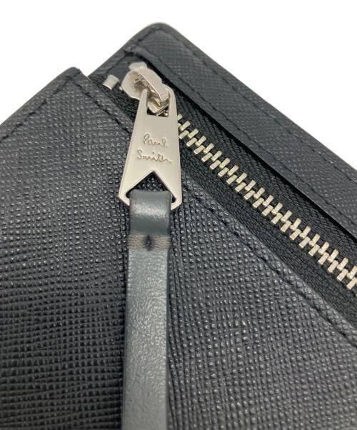 PAUL SMITH（ポールスミス）PAUL SMITH (ポールスミス) 2つ折り財布 ブラックの古着・服飾アイテム