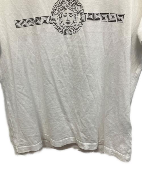 VERSACE（ヴェルサーチェ）VERSACE (ヴェルサーチェ) メデューサ 半袖Tシャツ ホワイト サイズ:XLの古着・服飾アイテム
