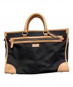 PAUL SMITHポールスミス）の古着「ビジネスバッグ」｜ブラック×ベージュ