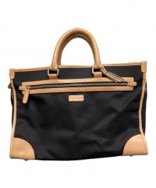 PAUL SMITH（ポールスミス）の古着「ビジネスバッグ」｜ブラック×ベージュ