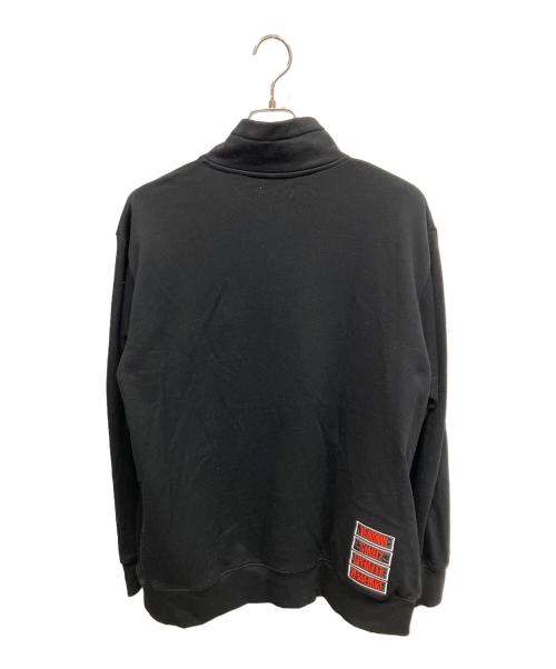 graniph（グラニフ）graniph (グラニフ) ゴーストバスター ハーフジップスウェット ブラック×ホワイト サイズ:Lの古着・服飾アイテム