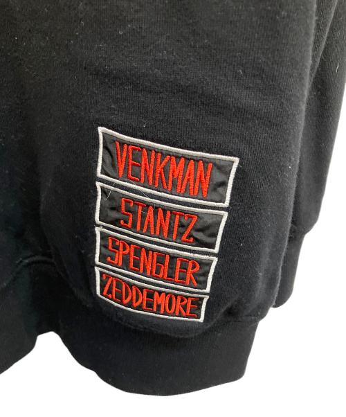 graniph（グラニフ）graniph (グラニフ) ゴーストバスター ハーフジップスウェット ブラック×ホワイト サイズ:Lの古着・服飾アイテム