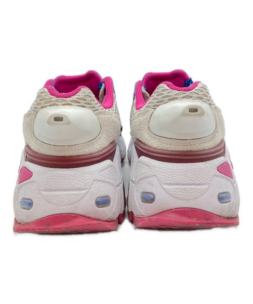 NEW BALANCE（ニューバランス）NEW BALANCE (ニューバランス) ローカットスニーカー ホワイト×ピンク サイズ:27cmの古着・服飾アイテム