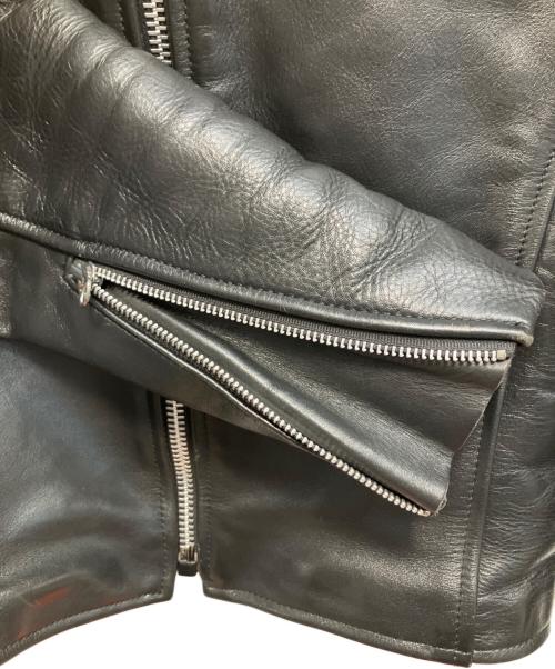VANSON（バンソン）VANSON (バンソン) シングルライダースジャケット ブラック サイズ:36の古着・服飾アイテム