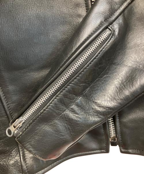 VANSON（バンソン）VANSON (バンソン) シングルライダースジャケット ブラック サイズ:36の古着・服飾アイテム