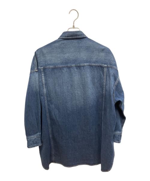 Healthy DENIM（ヘルシーデニム）Healthy DENIM (ヘルシーデニム) ビッグシルエットデニムシャツ 長袖シャツ ブルー サイズ:1の古着・服飾アイテム