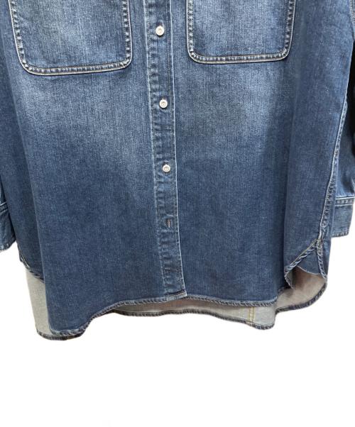 Healthy DENIM（ヘルシーデニム）Healthy DENIM (ヘルシーデニム) ビッグシルエットデニムシャツ 長袖シャツ ブルー サイズ:1の古着・服飾アイテム